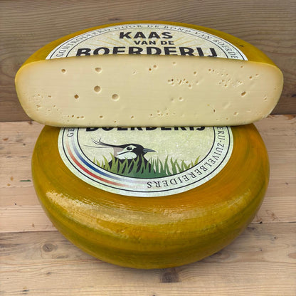 Grünes-Herz-Käsepaket – 4 Käsespezialitäten aus den Niederlanden + gratis Senf-Dip